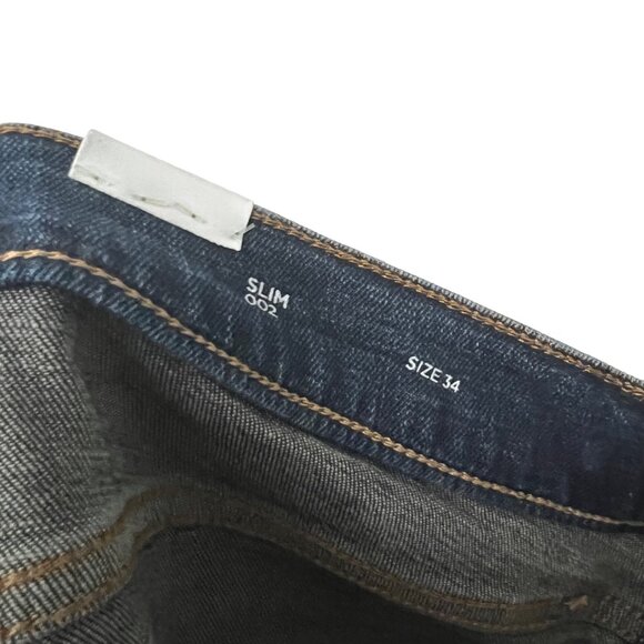 Ovadia New York Mens Medium Wash Distressed Slim 002 Stretch Jeans Size 34 NEW - Picture 6 of 7